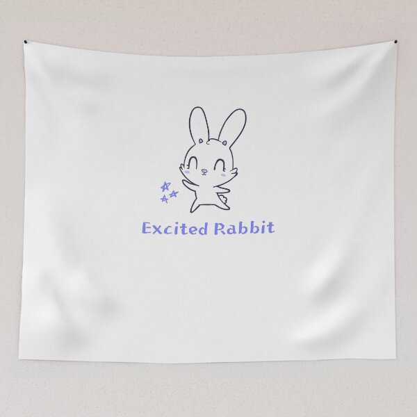 Item preview, Excited Rabbit designed and sold by Downneees.