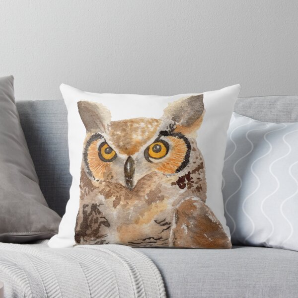 Item preview, Watercolor Owl designed and sold by VioletaBaez.