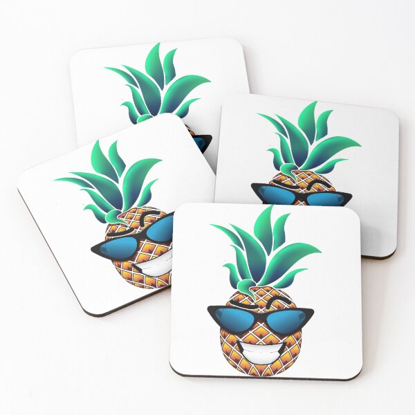 Item preview, Smiling pineapple with sunglasses designed and sold by jrjoseart.