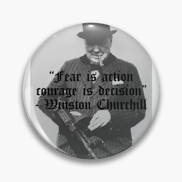 Item preview, Winston Churchill Motivational Quote designed and sold by Leighadesigns.