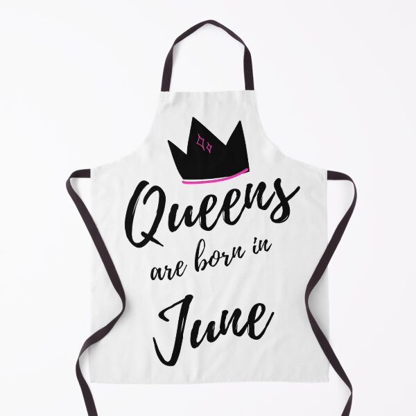 Item preview, Queens are born in June. Happy Birthday! June Birthday Gift for Women and Girls. Cute Bday present design. designed and sold by That Cheeky Tee.