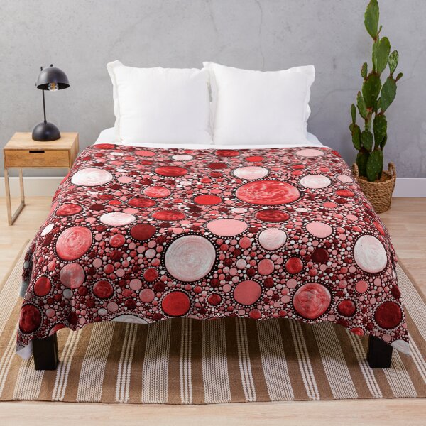 Item preview, Mountain Zen - Red Dots designed and sold by Amy Diener.