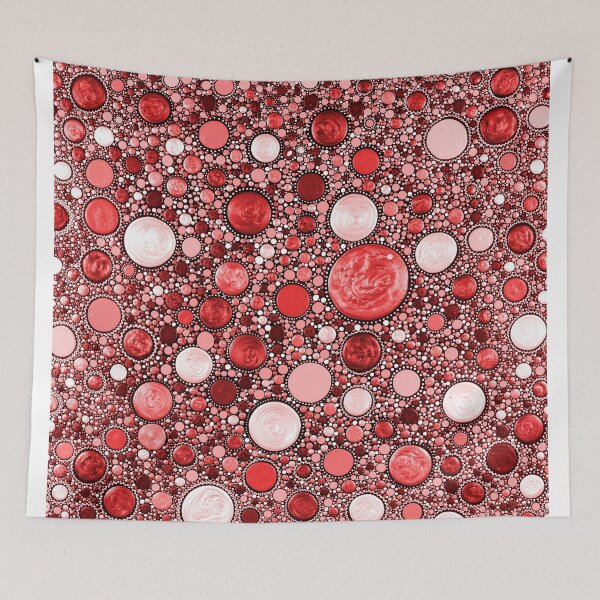 Item preview, Mountain Zen - Red Dots designed and sold by Amy Diener.