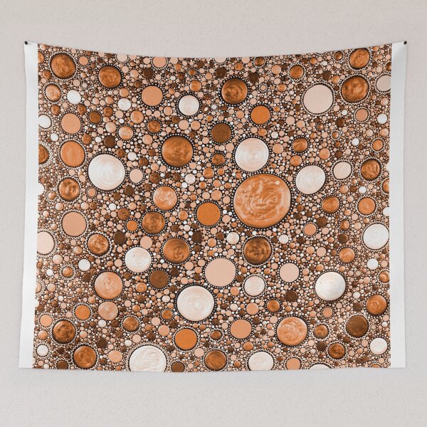 Item preview, Mountain Zen - Copper Dots designed and sold by Amy Diener.
