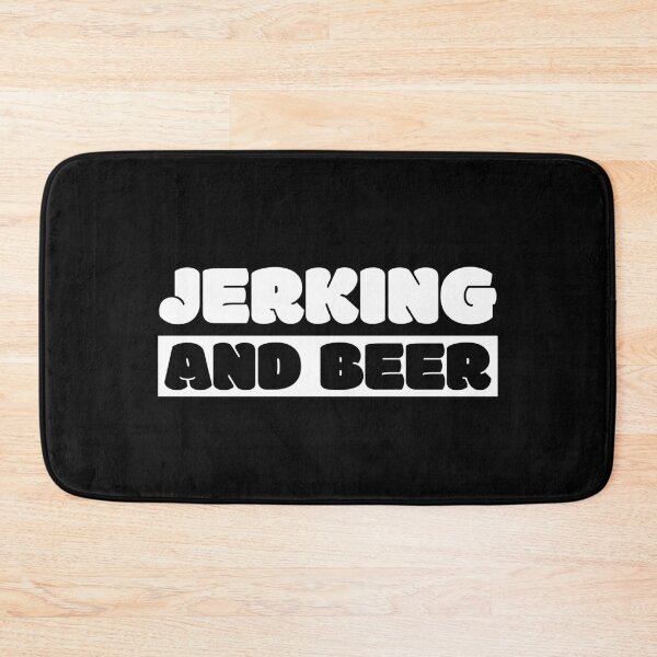 Item preview, Jerking And Beer Funny Fishing designed and sold by Wachi-A.