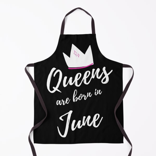 Item preview, Queens are born in June. Happy Birthday! June Birthday Gift for Women and Girls. Cute Bday present design. designed and sold by That Cheeky Tee.