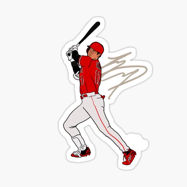 Shohei Ohtani Vinyl Sticker Waterproof Bumper Sticker Laptop Window Decal  5inch FUTCHER-SM-STICKERS-1976