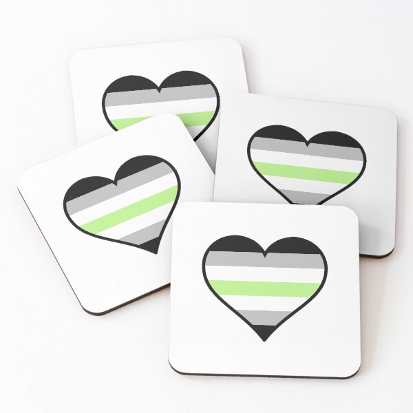 Item preview, Agender Pride Heart designed and sold by Friend of Frogs.
