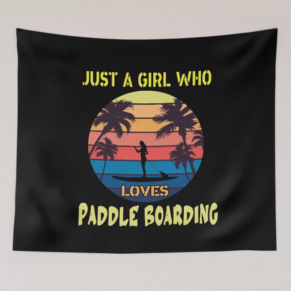Item preview, Just A Girl Who Loves Paddle Boarding designed and sold by Bouchfashions.