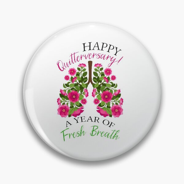 Item preview, Happy Quitterversary | Quit Smoking Anniversary Funny Quote designed and sold by Estrytee.