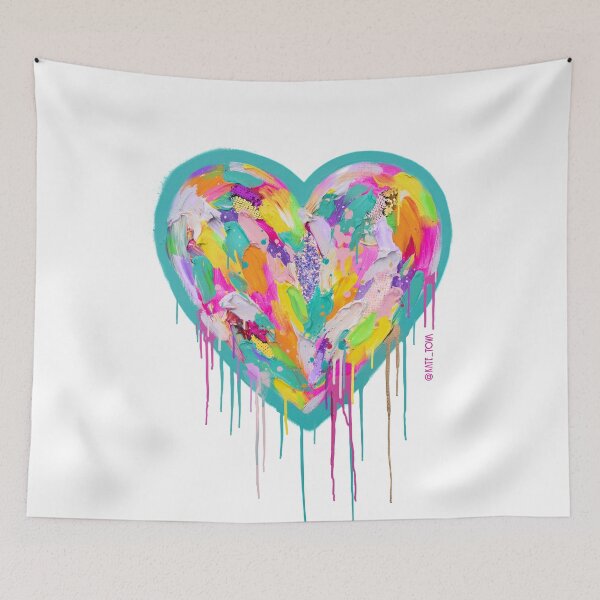 Item preview, Teal Street Heart designed and sold by katetova.