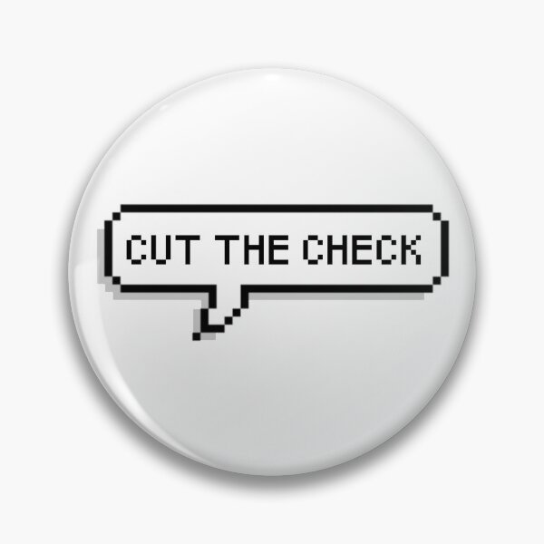 Item preview, Cut the check pixel message designed and sold by gracecotton99.