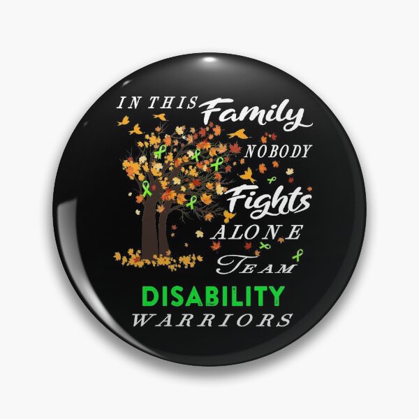 Item preview, In This Family No One Fight Alone Disability Awareness designed and sold by radianen.