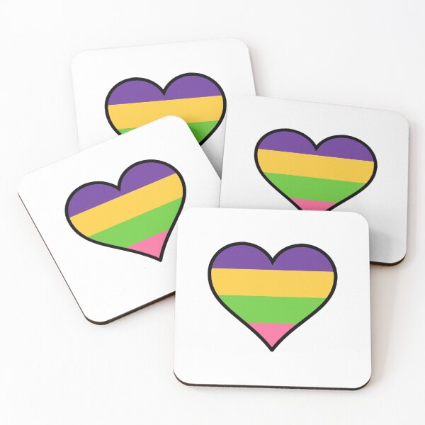 Item preview, Sapphic Pride Heart designed and sold by Friend of Frogs.