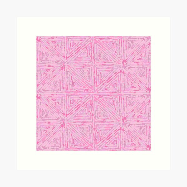 Watercolor Summer Vibes Soft Pink Art Print