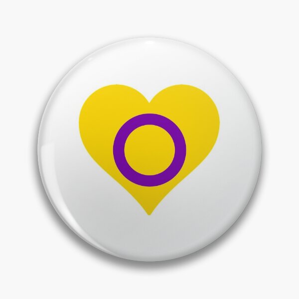 Item preview, Intersex Pride Heart designed and sold by Friend of Frogs.