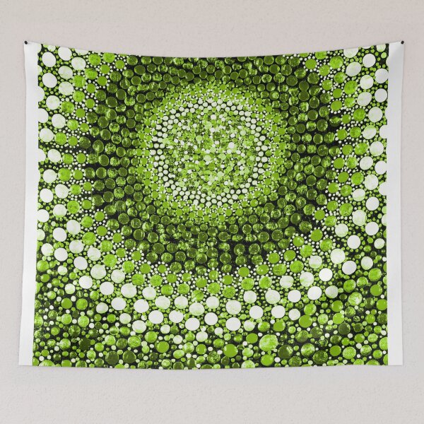 Item preview, Rainbow Candy Mandala - Light Green designed and sold by Amy Diener.