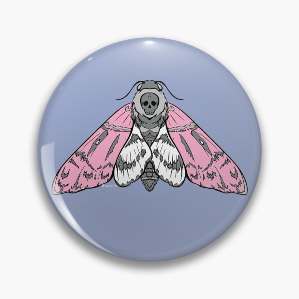 Item preview, Demigirl Pride Death's Head Hawkmoth designed and sold by luxecoffin.
