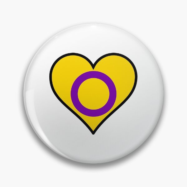 Item preview, Intersex Pride Heart designed and sold by Friend of Frogs.