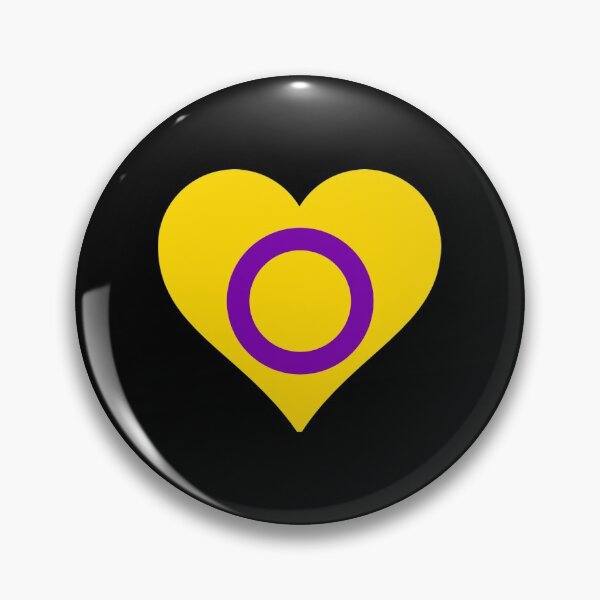 Item preview, Intersex Pride Heart designed and sold by Friend of Frogs.