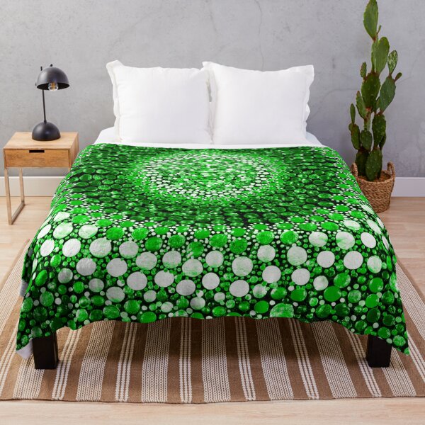 Item preview, Rainbow Candy Mandala - Forest Green designed and sold by Amy Diener.