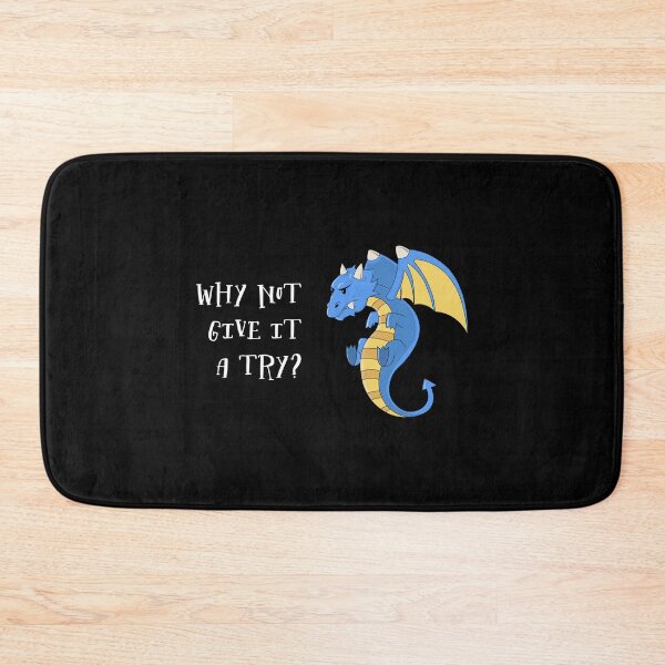 Item preview, Why Not Give It A Try - Blue Dragon designed and sold by pixeptional.