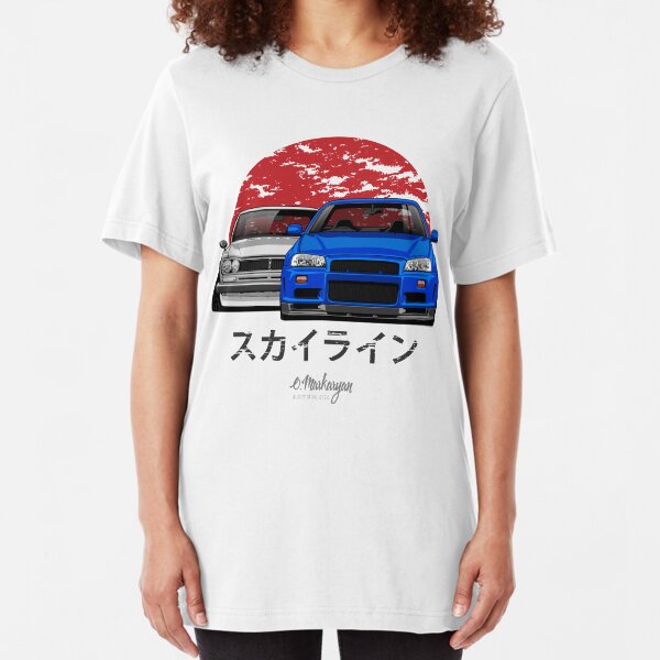 Skyline (R34 & Hakosuka) Slim Fit T-Shirt