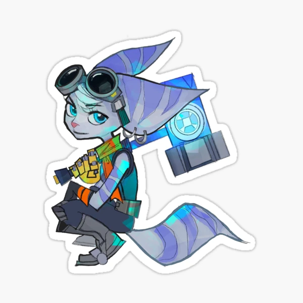 Rivet Ratchet & Clank ~ Rift Apart (Fannan Vector) Sticker for Sale by  slu1