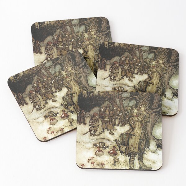Item preview, Young Rip Van Winkle in the Faery Ring - Arthur Rackham designed and sold by forgottenbeauty.