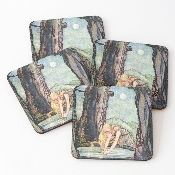 Item preview, The Goose Girl at the Well - Rie Cramer designed and sold by forgottenbeauty.