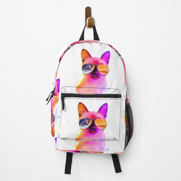 Item preview, Siamese Cat colorful unglasses 2 designed and sold by WaveOcean123.