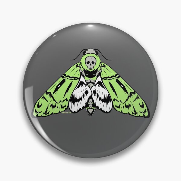 Item preview, Agender Pride Death's Head Hawkmoth designed and sold by luxecoffin.