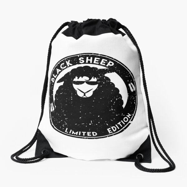 Sheep in Sweaters' Drawstring Bag