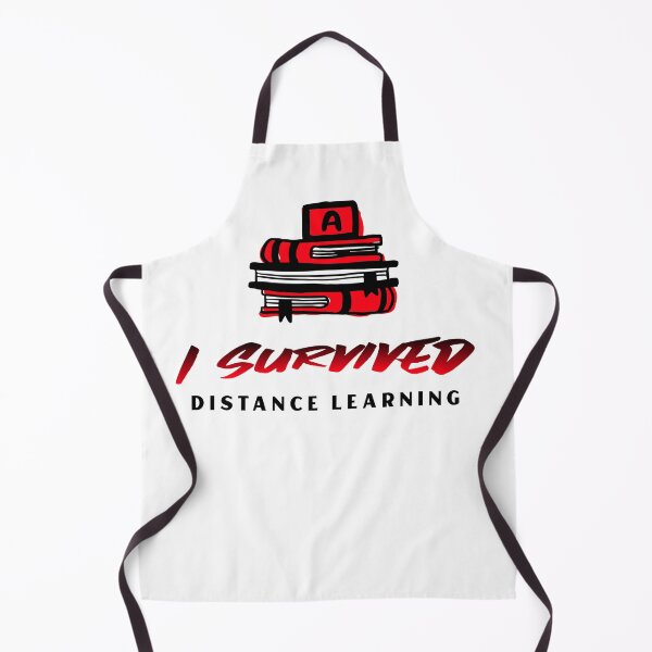 Item preview, I Survived Distance Learning - Virtual School Remote Teaching (Black and Red) designed and sold by Purrfecta.