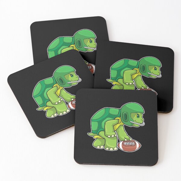 Item preview, Turtle at Sports with Football & Helmet  designed and sold by Sonoma92.