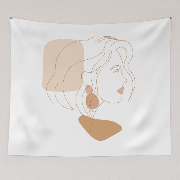 Item preview, Dibujo Lineal Femenino Mínimo designed and sold by Le Moonie.