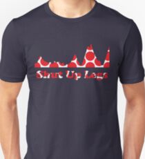 Shut Up Legs Red Polka Dot Mountain Profile Unisex T-Shirt