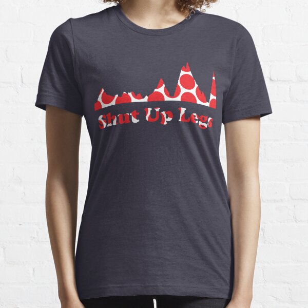 Shut Up Legs Red Polka Dot Mountain Profile Essential T-Shirt