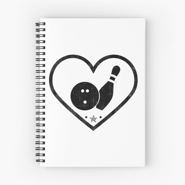 Item preview, I Heart Ten Pin Bowling Vintage Grunge Black designed and sold by iheartsport.