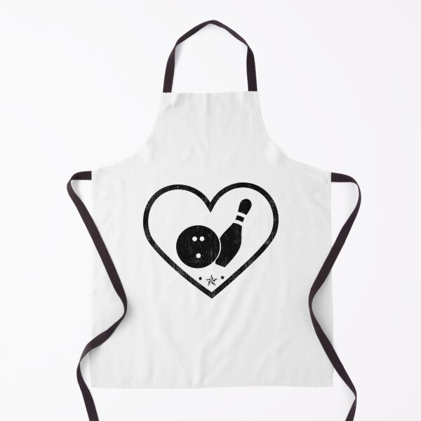 Item preview, I Heart Ten Pin Bowling Vintage Grunge Black designed and sold by iheartsport.