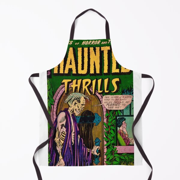 Item preview, HAUNTED THRILLS Tales of Horro and Terror Classic Coomics Comic Book Cartoon Quotes designed and sold by TRIBExSPACE.