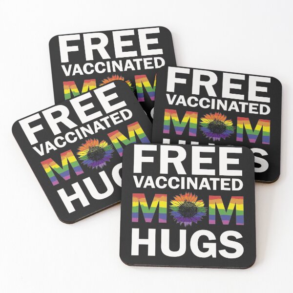 Item preview, Gay Pride Free Vaccinated Mom Hugs Sunflower LGBT 2021 designed and sold by anthonybarr1205.