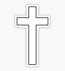 Christliches Kreuz Sticker