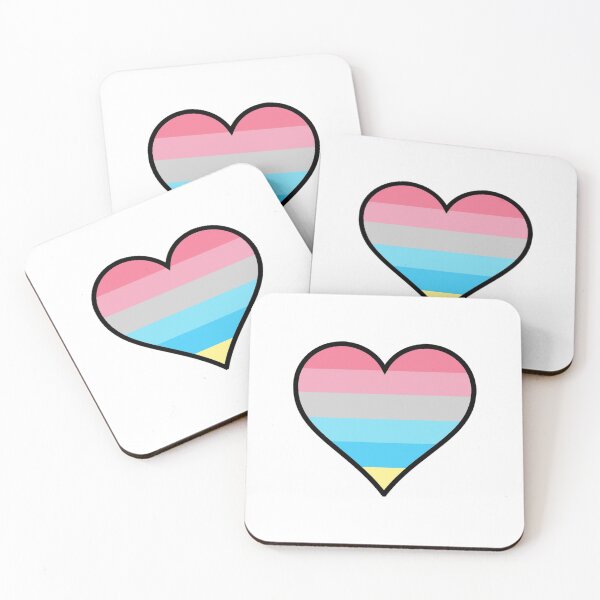 Item preview, Gender Flux Pride Heart designed and sold by Friend of Frogs.