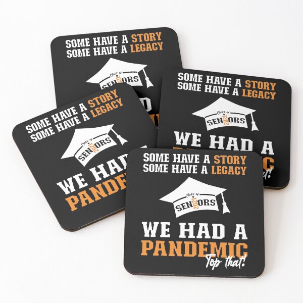 Item preview, We Had A Pandemic | White and Orange Text Funny 2021 Senior  designed and sold by Estrytee.