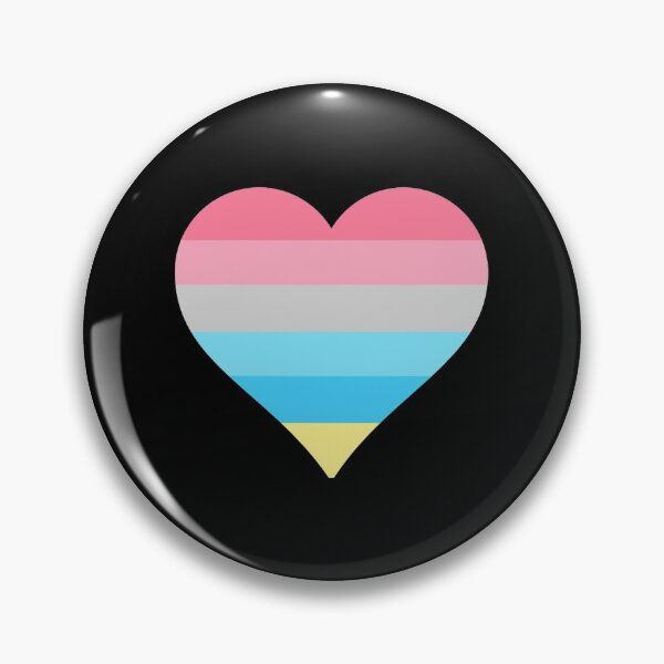 Item preview, Gender Flux Pride Heart designed and sold by Friend of Frogs.