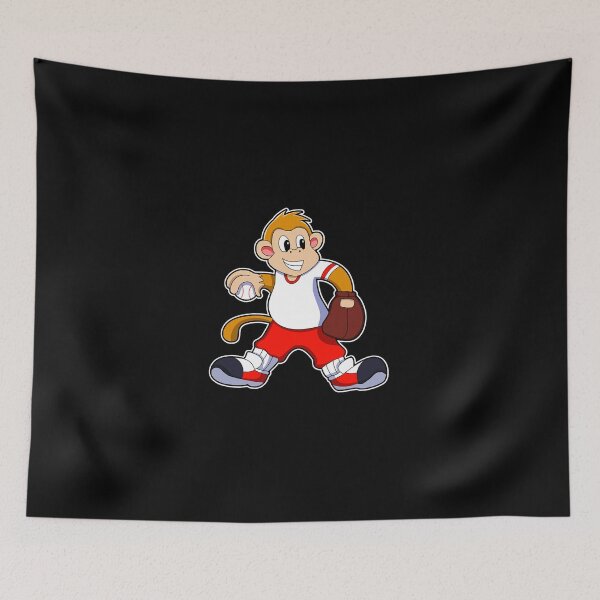 Item preview, Monkey at Baseball Sports  designed and sold by Leshinsky02.