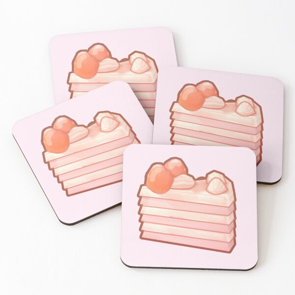 Item preview, Strawberry Cake slice designed and sold by VelvepeachShop.