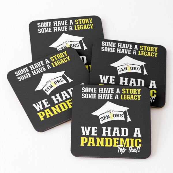 Item preview, We Had A Pandemic | White and Yellow Text Funny 2021 Senior  designed and sold by Estrytee.