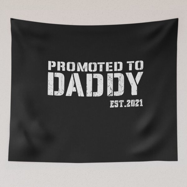Item preview, Promoted to Daddy 2021 First Time Fathers New Dad T-Shirt designed and sold by Focus-Maloca.